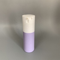 Flacon pompe à lotion sans air rond de 30 ml avec distributeur de pompe à rotation gauche-droite