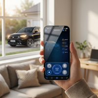 Clé numérique intelligente pour Honda Civic XRV CITY CRV 2014-2021, télécommande de démarrage et d'arrêt du moteur, entrée sans clé PKE, contrôle bidirectionnel par application