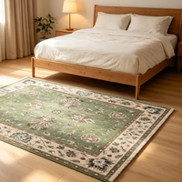 Tapis de salon moderne, lavable, antidérapant, effet cachemire, pour animaux de compagnie, grande taille, style persan vintage, imprimé 3D