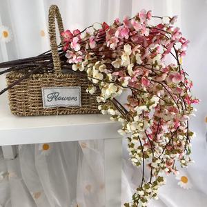 Bán Buôn Chất Lượng Cao Nhân Tạo Hoa Anh Đào Hoa Chi Nhánh Nhà Máy Trang Trí Lụa Sakura Cây Dài Cho Cây Hoa - Product Image 2