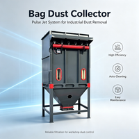 Système de filtration à sacs industriel pour dépoussiéreur, filtration haute efficacité pour poussières métalliques de fonderie