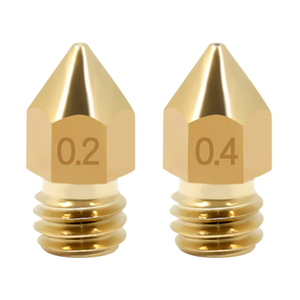 <span class=keywords><strong>Boquilla</strong></span> para Impresora 3D E3D <span class=keywords><strong>Volcano</strong></span> MK8, 0.2, <span class=keywords><strong>0.4</strong></span>, 0.6, 0.8, 1.0 mm, Latón, Acero Inoxidable - Product Image 1