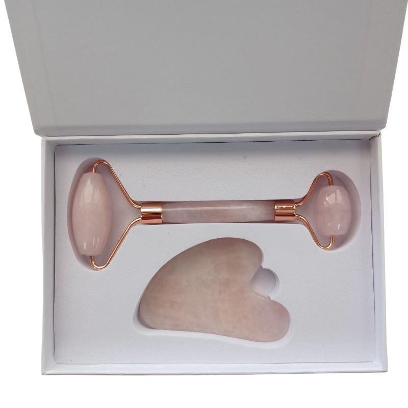 Set 2 in 1 in quarzo rosa