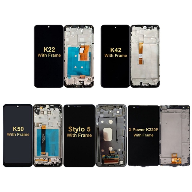 Lcd Touch Screen Replacement Mobile Phone Digital Display for LG G4 G5 K22 K42 K50 K92 Q92 Stylo 5 6 V20 V50S V60 ThinQ 5G
