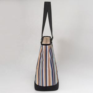 Custom Strips Printing Lunch Picnic Tote Cooler Bag Insulated Thermal Cooler Bag with Aluminium Foil Lining - Product Image 4