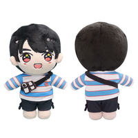 Poupée en peluche personnalisée HengBo 15CM 20CM, adorable jouet en peluche OEM personnalisé avec vêtements