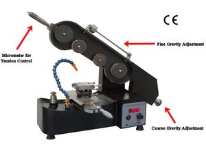 Micrómetro digital y <span class=keywords><strong>sierra</strong></span> de alambre de diamante <span class=keywords><strong>sin</strong></span> <span class=keywords><strong>fin</strong></span> de etapa de muestra ajustable de dos ángulos - Product Image 4