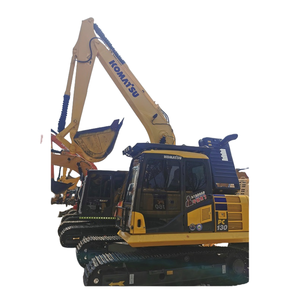 Excavadoras medianas de orugas hidráulicas usadas Komatsu Pc 130 de alta calidad 13ton Pc130 160 excavadora de segunda mano en Venta barata - Product Image 1