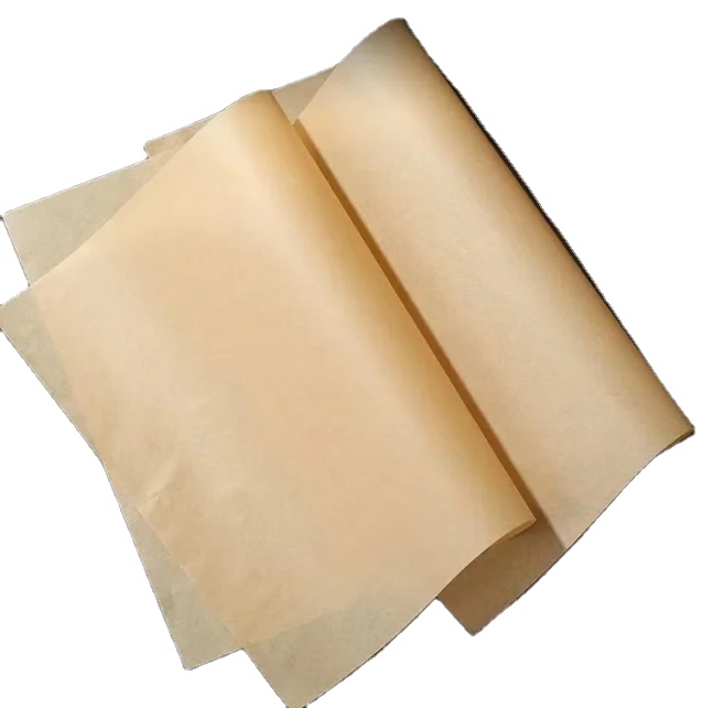 White or Brown Color Thin Parchment Paper Greaseproof Cooking paper 36/38/40gsm