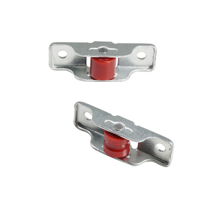 Bánh Xe Cửa Sổ UPVC Nhôm Có Thể Điều Chỉnh Con Lăn Khung Kẽm <span class=keywords><strong>16Mm</strong></span> Con Lăn Cửa Sổ Nylon Phẳng Đơn Trượt - Product Image 5