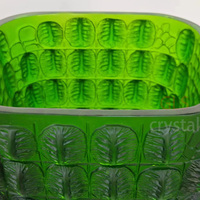 Vases de mariage en croco pour table, cristal déparaffiné ancien, style campagnard français, fabrication artisanale, emballage cadeau avec logo personnalisé