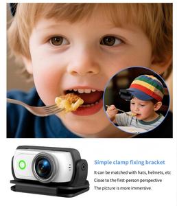 Caméra d'action 4K DLC avec corps magnétique détachable, caméscope sportif WiFi, stabilisation EIS, écran réversible pour les sports de plein air - Product Image 2