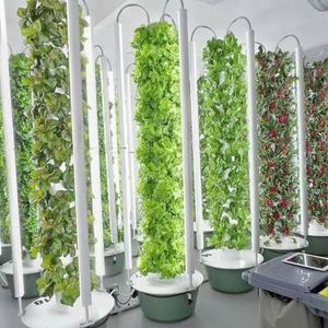 Sistema de Cultivo Vertical Interior, Económico y Práctico para Agricultura Comercial, Aeroponía, Torre de Cultivo Hidropónico NFT - Product Image 3