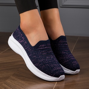 <span class=keywords><strong>Sneakers</strong></span> da <span class=keywords><strong>donna</strong></span> blu a mosca tessere scarpe Casual per tutte le stagioni-estate inverno autunno primavera - Product Image 1