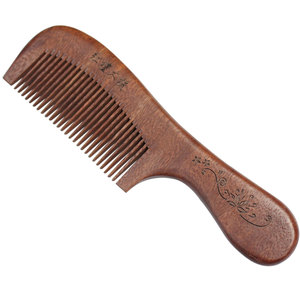 Red Sandalwood Comb With Handle Handcrafted Wooden Hair Comb For Daily Use And Gifting Ethnic Style Spring 2023 - Product Image 5