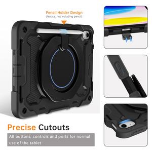 Funda Protectora Resistente para Tablet con Soporte para Lápiz, Soporte Plegable y Correa de Mano y Hombro para iPad 10.9 Pulgadas 2022 10ª Generación - Product Image 4