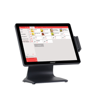 Sistema de Punto de Venta Todo en Uno de 15'' con Pantalla Táctil Profesional, Lector de Tarjetas Magnéticas y VFD para Supermercado, Venta al Por Mayor
