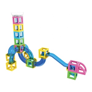 Rompecabezas DIY para adultos, embudo brillante, juego de bloques de canicas, Material plástico ABS PC para carreras de construcción, juguete de construcción educativo - Product Image 5
