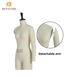 Manichini Femminili Beifuform Taglia Asiatica 82A con Braccio Staccabile, Modello per Sartoria con Braccio Rimovibile - Product Image 3