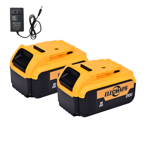 Pack de batterie au lithium 2,0 Ah 20 V + kit chargeur de remplacement pour les batteries d'outils électriques de la série 20 Volt, série DCB - Product Image 1