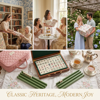 Ensemble de Mahjong sur le thème de la plage, 160 tuiles, 4 couches, acrylique, NMJL Standard, palmier tropical, boutique, cadeau de luxe