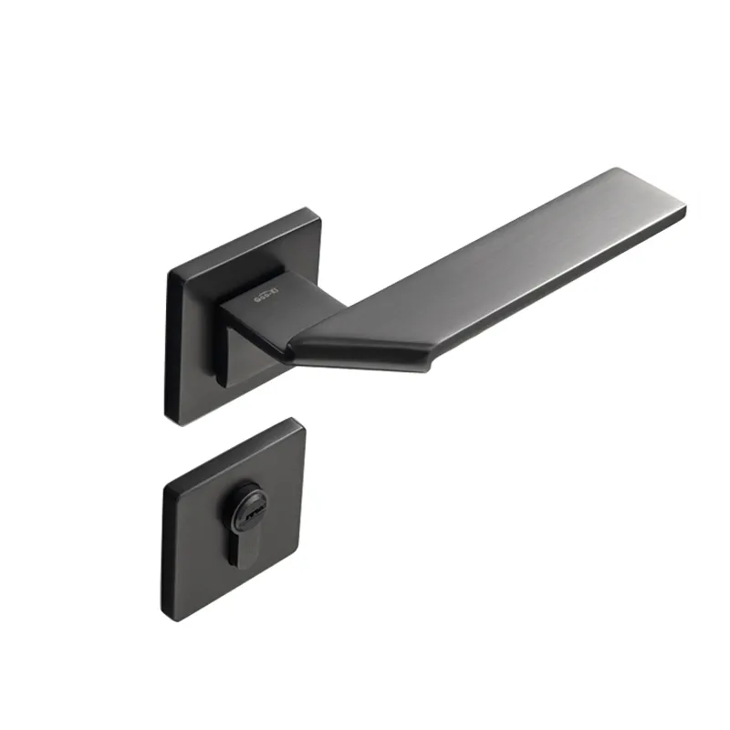 3 Colors Fold Zinc Alloy Door Handle Lock for Study/Bedroom/Kitchen Door Handle Split Door Lock Set CL-0831