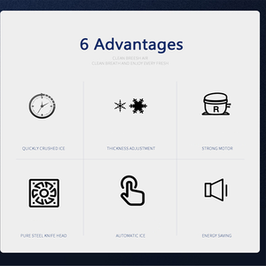 ME QDMECH Fabriqué en Chine, machine à neige électrique commerciale, machine à glace au lait rapide, machine à glace en flocons, broyeur de glace - Product Image 4