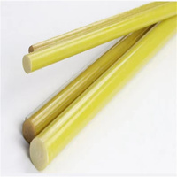 Plaque en fibre de verre époxy 3240 FR4 G10, profil isolant en tissu de verre laminé jaune et vert