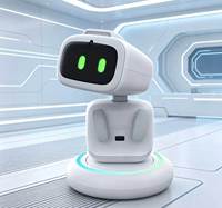 Интерактивный умный настольный компаньон AIBI Pocket Pet AI Robot с эмоциональным экраном, голосовым управлением и беспроводной зарядкой