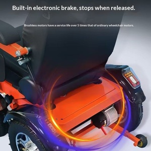 Silla <span class=keywords><strong>de</strong></span> <span class=keywords><strong>Ruedas</strong></span> Eléctrica Inteligente con Joystick para Personas Mayores y con Discapacidad, Certificada por la CE, Motor sin Escobillas <span class=keywords><strong>de</strong></span> 24V 350W, Velocidad <span class=keywords><strong>de</strong></span> 0-10 km/h, Alimentación por Batería - Product Image 4