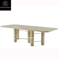 Nouveau design Table à manger moderne italienne Meuble commercial pour hôtel Café Mobilier moderne pour restaurant