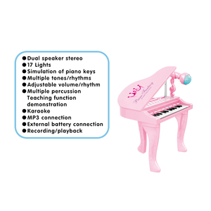 Giocattolo Educativo <span class=keywords><strong>Pianoforte</strong></span>, Tastiera a 25 Tasti, Set di Strumenti Musicali per <span class=keywords><strong>Bambini</strong></span>, Miglior Regalo per <span class=keywords><strong>Bambini</strong></span>, Include Cavo USB e Microfono - Product Image 3