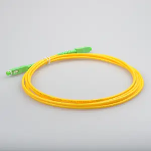 SC/APC-SC APC 9/125um Single Mode PVC LSZH OFNR OFNP Plenum Fiber Patch Cord