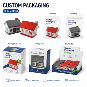 Balle anti-stress personnalisée en forme de maison en mousse PU à rebond lent, jouet à presser pour cadeaux promotionnels immobiliers et branding de courtiers en emprunts hypothécaires - Product Image 5