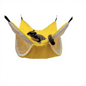 Vente en gros - Hamac pour petits animaux, lit chaud, nid de cage, pour <span class=keywords><strong>hamster</strong></span>, pour sugar glider, écologique - Product Image 2
