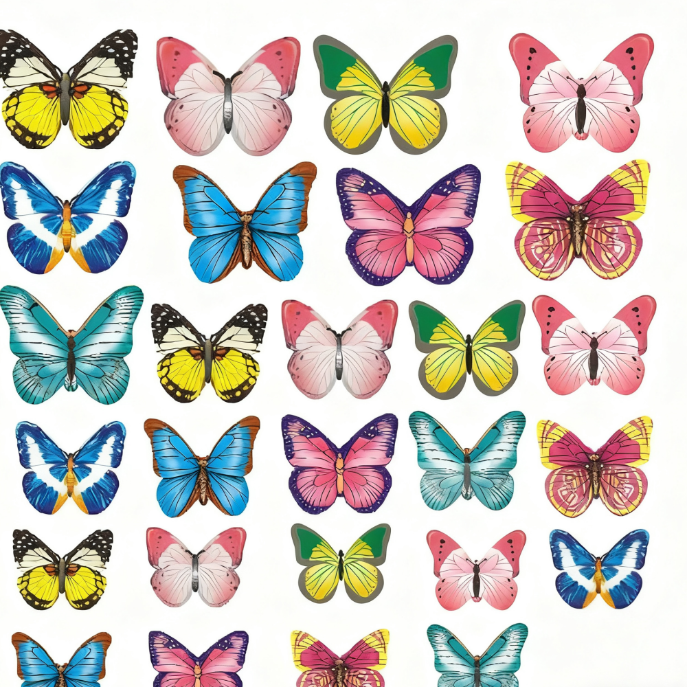 Butterfly mixed 40 pieces