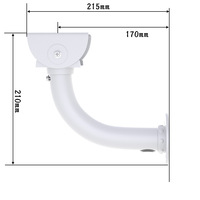Accessoires CCTV 17cm 215mm L Forme Support Mural Cctv pour Caméra Cctv