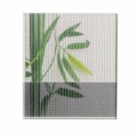Paravent en verre artistique en bambou vert, texture fine, translucide, pour la confidentialité, décoratif, séparateur de pièce pour salon et chambre