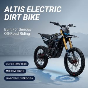 Motocicleta de Motocross CANADA Altis 2026 para Pista y Carreras, 25KW, 8300 RPM, Motor Central, 601 Nm de Torque - Product Image 4