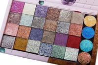 Palette de fards à paupières vide personnalisable avec logo DIY, emballage de palette cosmétique effet caméléon, couleur personnalisée acceptée, étui de maquillage marque privée