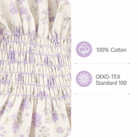 Vêtements pour poupée modèle de 18 pouces, robe à volants fleurie, chaussures Mary Jane, ensemble 2 pièces, mini-tenue douce, couleur personnalisable, échelle 1:4, OEM