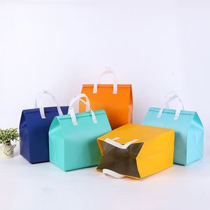 Sac isotherme jetable en aluminium non tissé recyclé avec motif de dessin animé pour la livraison de nourriture - Product Image 4