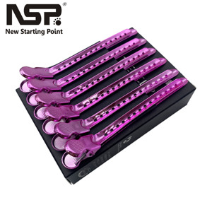 Outils <span class=keywords><strong>de</strong></span> salon <span class=keywords><strong>de</strong></span> <span class=keywords><strong>coiffure</strong></span> pince à cheveux spéciale <span class=keywords><strong>de</strong></span> coiffeur frange en forme <span class=keywords><strong>de</strong></span> I couleur métal fixation cheveux canard facturé clips en aluminium - Product Image 6