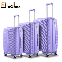 Nouvelle Valise de Voyage Avancée en PP avec Chariot en Aluminium, Valise à Main, Bagage à Main pour Avion
