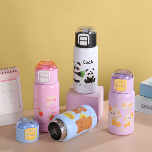 Kid Waterbottle 316 Stainless Steel Vacuum <b>Flask</b> Water Bottle Kids' Cartoon Cup - Product Image 1