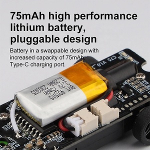 <span class=keywords><strong>Turbo</strong></span> <span class=keywords><strong>Racing</strong></span> C75 <span class=keywords><strong>1</strong></span>:<span class=keywords><strong>76</strong></span> escala RTR 2,4G 7 km/h Velocidad máxima TC04 chasis estabilidad mejorada <span class=keywords><strong>RC</strong></span> Mini coche como regalo de cumpleaños para niños - Product Image 5