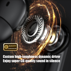 Écouteurs intra-auriculaires ANC à réduction de bruit, autonomie de 36 heures, écouteurs TWS, écouteurs Bluetooth bleu clair, livraison rapide - Product Image 5
