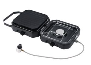 Réchaud de camping portable pliable à deux brûleurs 2026, à économie <span class=keywords><strong>d</strong></span>'énergie, pour la cuisson de steaks et la randonnée - Product Image 5