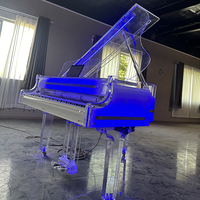 Source Factory High-End Customization 88-Key Crystal Grand Piano Acoustic for Concert Hall Performance