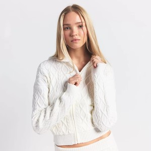 Ensemble de pulls automne/hiver, nouveau style - Tricot torsadé rétro, doux et confortable, manteau à capuche décontracté - Product Image 1